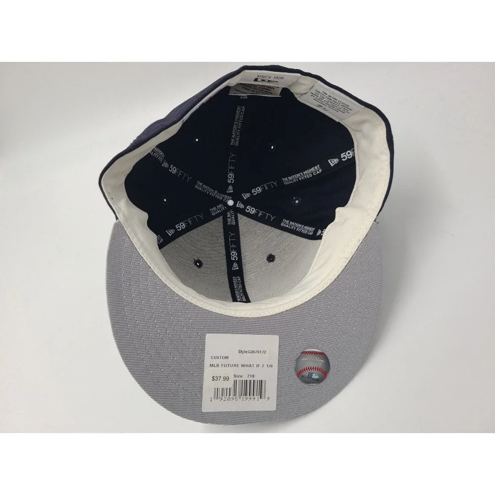 Vintage New York Yankees New Era 59Fifty Fitted 7 1/8 Hat Cap Wool Blend Men MLB